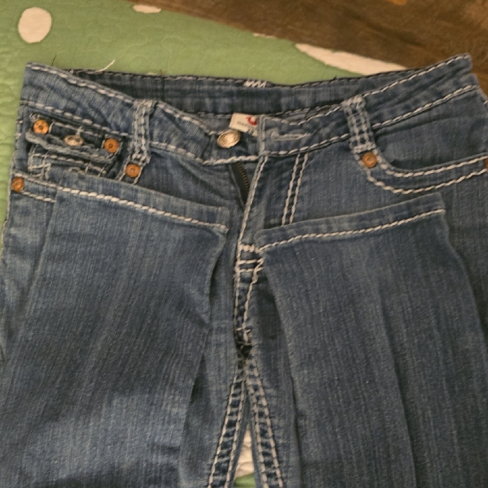 True Religion Blue Boot Cut Jeans Classic Style